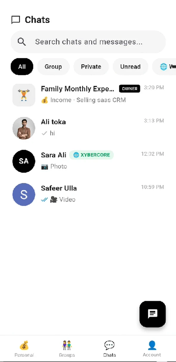 EJI Tracker chats tab
